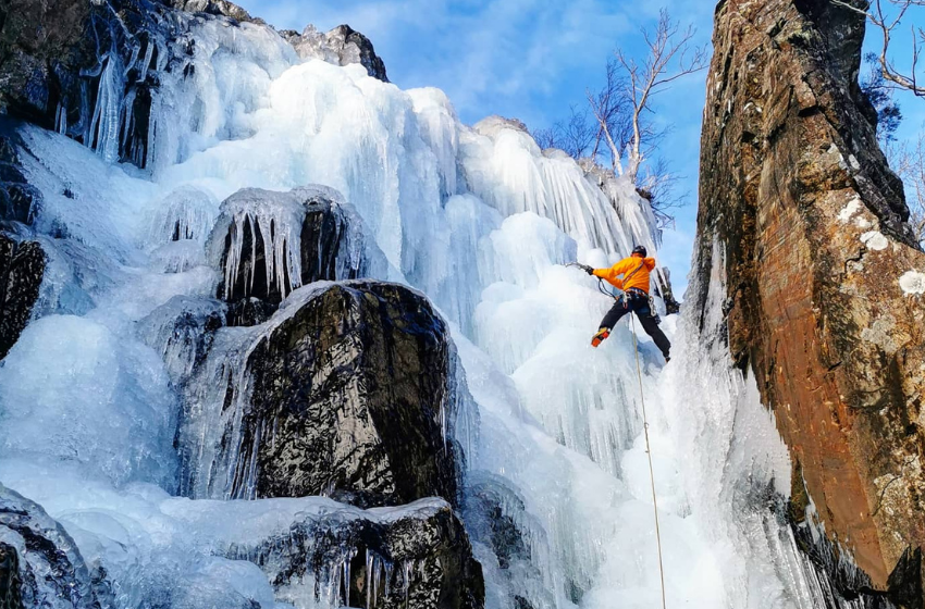 Winter climbing in the Lake District