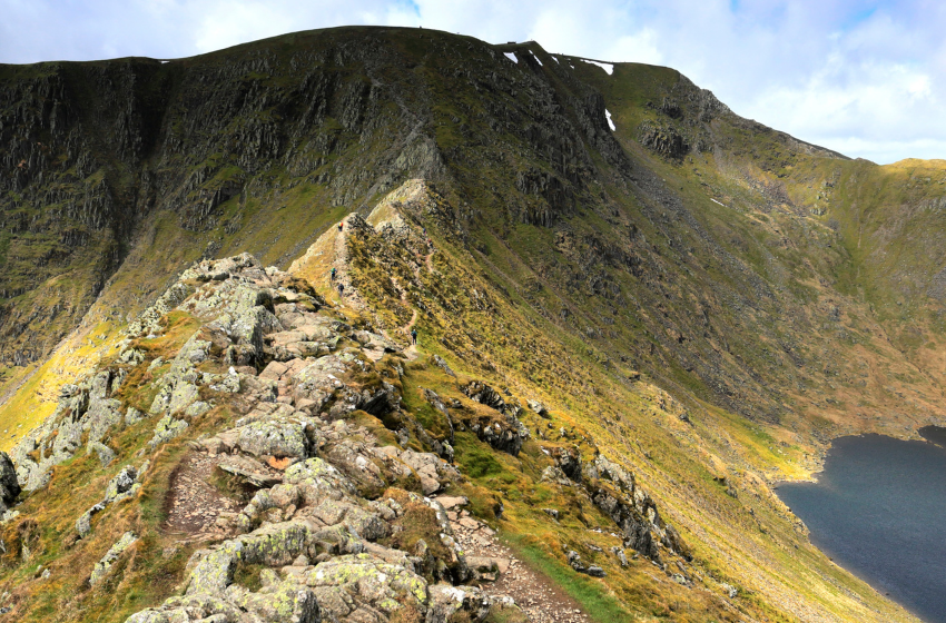 Going and Climbing Striding Edge