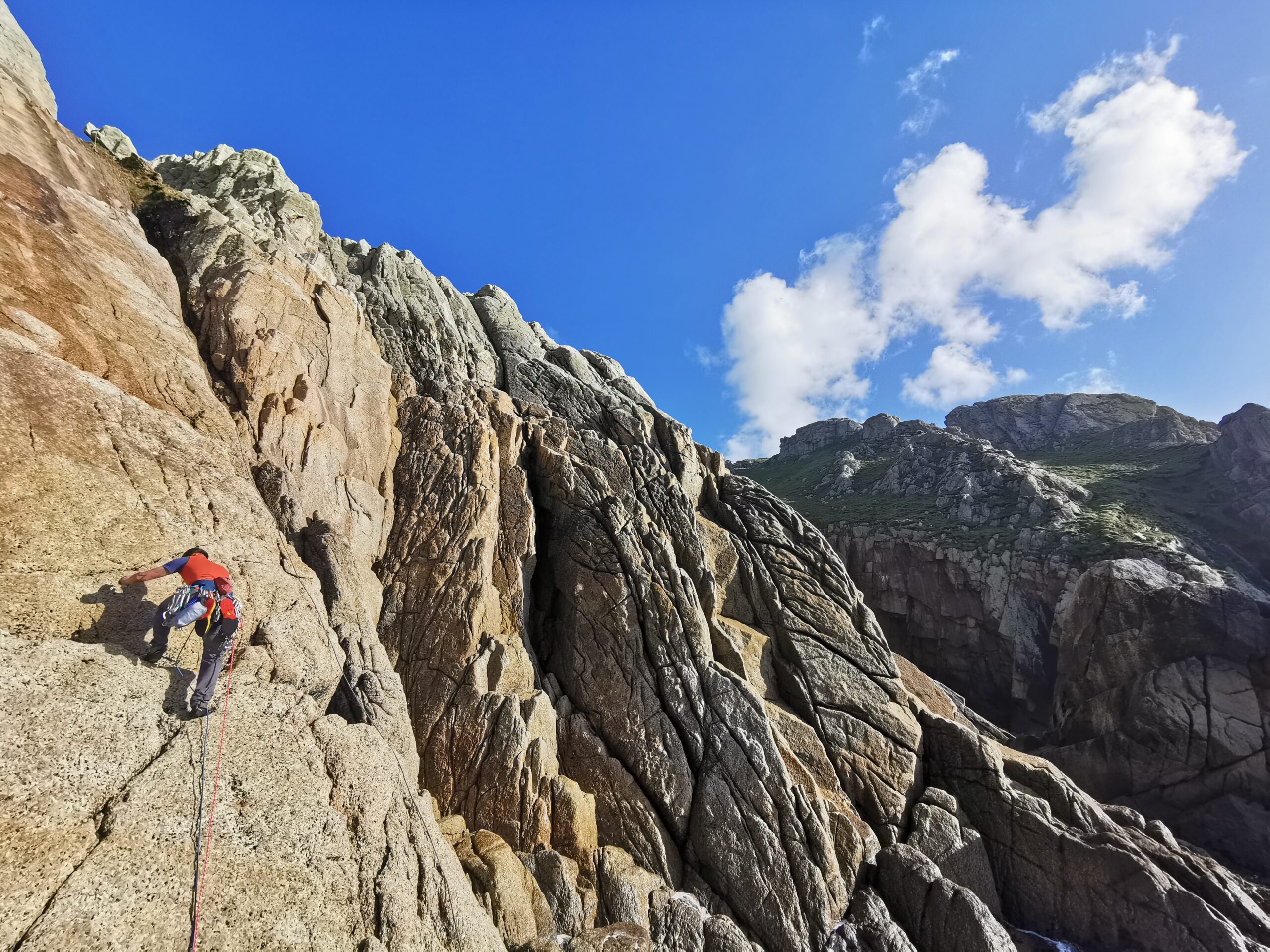 Climbing on the island of lundy