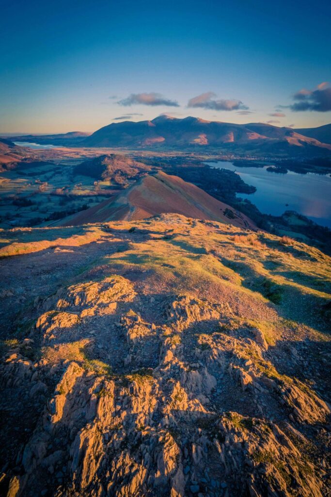 Climbing Catbells : Easy walks in the lake District