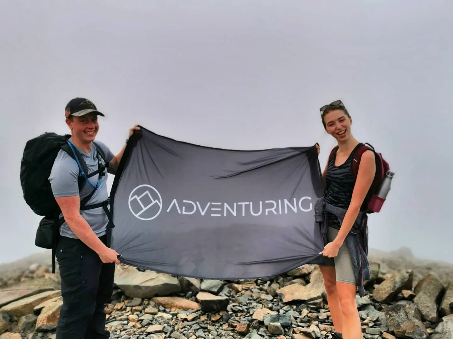 Clients with mountain guide jack in the lake district