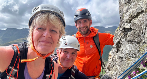 Lake District Mountain guide - Climbing in the Lake District with clients